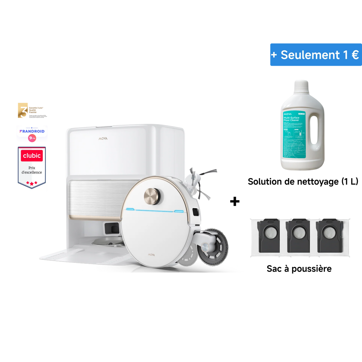 France Moderne V70 Ultra Complete X Robot aspirateur
